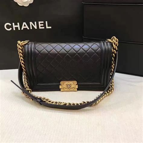 brown chanel boy bag|authentic chanel bag price.